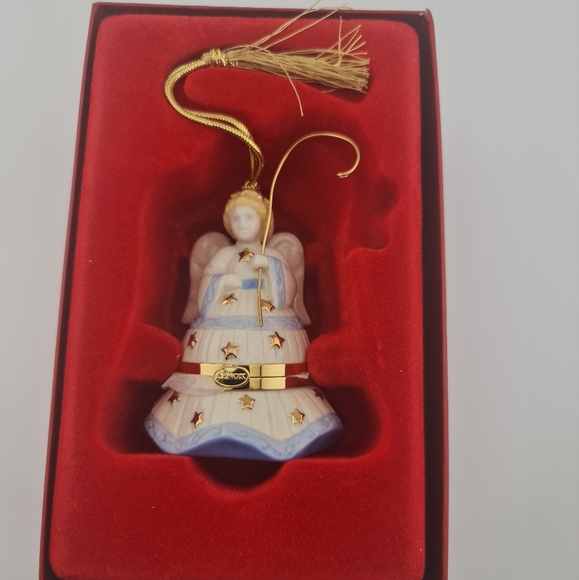 Lenox Hinged Porcelain Trinket Angel Box Christmas Ornament - Picture 9 of 9